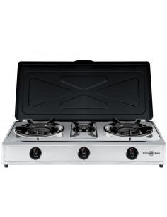 Cocina Vitrokitchen 360IB  3 fuego  Triple inox  B