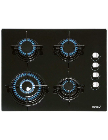 Encimera Cata CIB6031BK  Cristal  4 fuegos  Negra