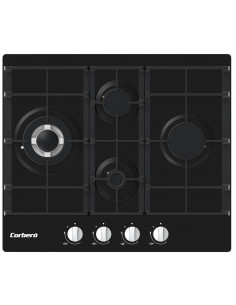 Encimera Corbero CPCGM4F4121N  4 fuegos  Cristal G