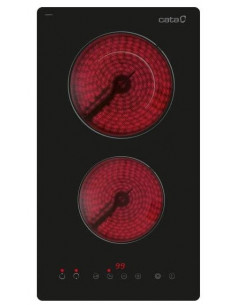 Vitroceramica Cata TD3002BKB  2 Zonas  Modular