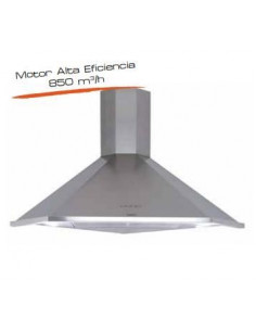 Campana Decorativa Cata ANGOLO  Inox  90cm  850m3 