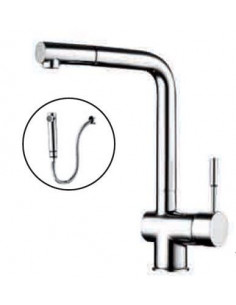 Grifo Monomando Nova IR25  IRIS Extraible cromo