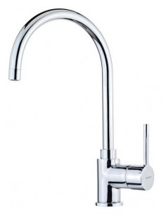 Grifo Teka SP995  cromo  monomando  ca  o alto