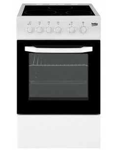 Cocina Beko CSS48100GW  3Zonas Vitro  Horno Electr