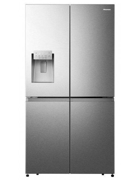 Frigo 4P Hisense RQ760N4SASE  179x92cm  E  Inox