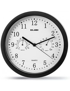Reloj pared Elbe RP1005N  25cm temp humedad
