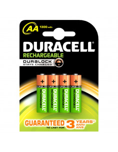 Pila Duracell Recargable AA LR06 1300 mAh B4