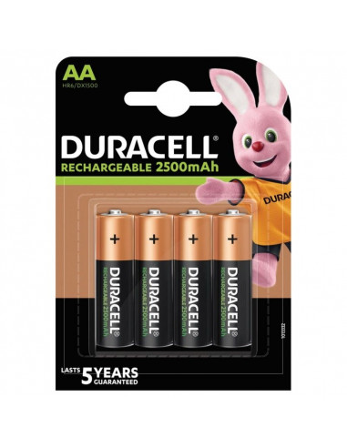 Pila Duracell Recargable AA LR06 B4