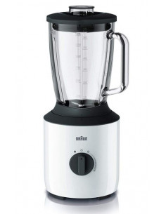 Batidora Vaso Braun JB3150WH  1 5L  Vaso cristal