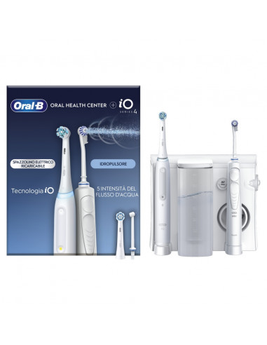 Centro Dental Braun OralB iO4 Blanco Oxyjet Irriga