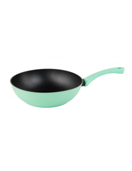 Wok Inoxibar 18735  rainbow green 28cm