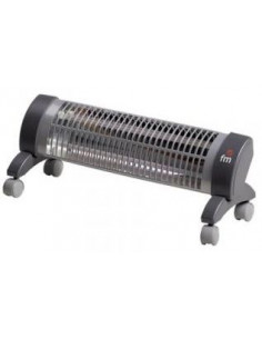 Estufa de Cuarzo FM 2302R  de pie 1200w con ruedas