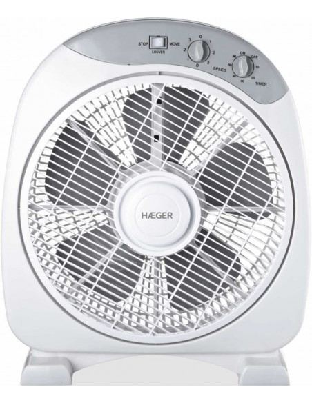 Ventilador box fan Haeger FF012004A  home wind 30 