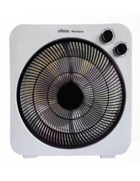 Ventilador Box Fan Ufesa MONTANA  30cm  3 Velocida