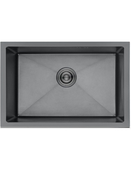 Fregadero Nova MILAN7044N  70X44 Acero Negro