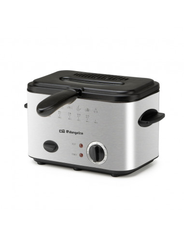 Freidora Aceite Orbegozo FDR13  1 2L  acero inox