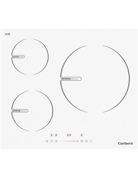 Induccion Corbero CCIG10033W  3 Zonas  Potencia 74